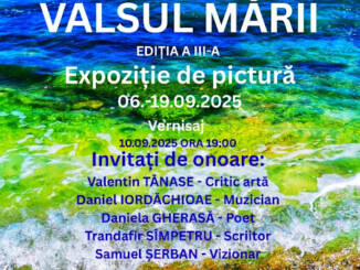 Expoziția Valsul mării la The Bridge: pictură marină, comentariu critic și poezie într-un cadru urban