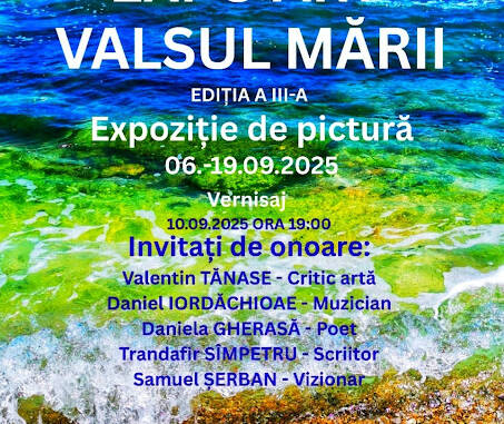 Expoziția Valsul mării la The Bridge: pictură marină, comentariu critic și poezie într-un cadru urban