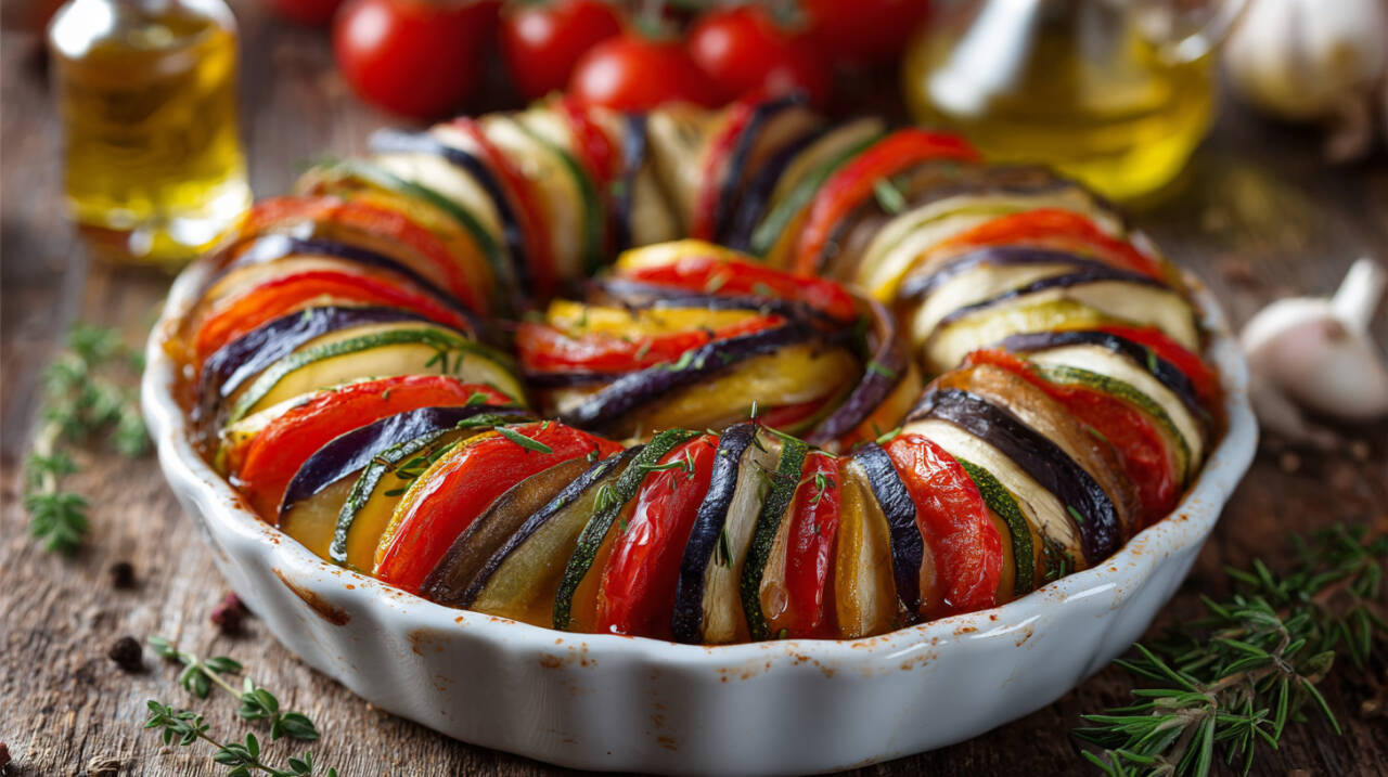 Ratatouille de vară cu ierburi și ulei de măsline: rețetă ușoară pentru legume delicate