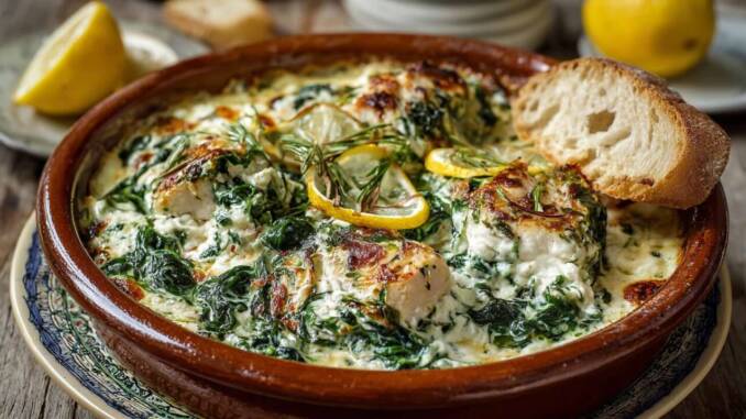 Ruladă de pui umplută cu spanac, ricotta și aromă de lămâie: rețetă ușoară și fragedă