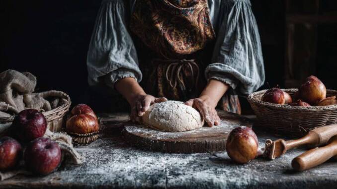 Plăcintă rustică cu mere și scorțișoară — instrucțiuni pas cu pas pentru aluat sfărâmicios