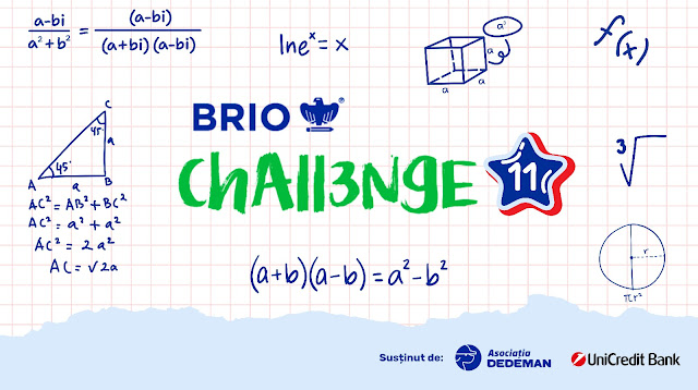 Brio pornește înscrierile pentru Brio Challenge 11: concurs național online de matematică pentru elevi Brio pornește înscrierile pentru Brio Challenge 11: concurs național online de matematică pentru elevi
