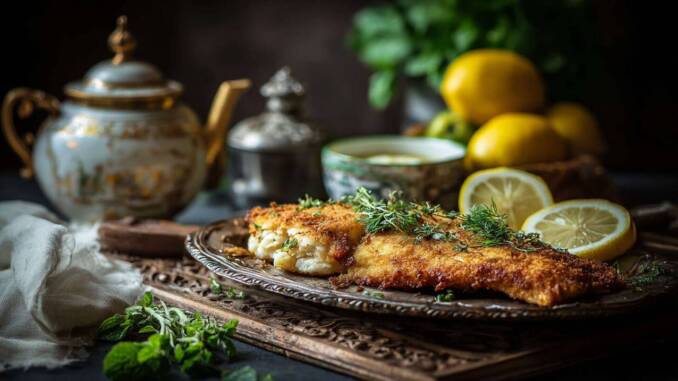 File de pește crocant cu ierburi și lămâie — rețetă ușoară pentru file la cuptor