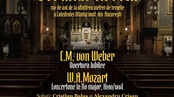 Spectacol de muzică sacră la Catedrala Sfântul Iosif, susținut de Orchestra ANIMA și Corala ANIMA, dirijate de Cătălin Toropoc Spectacol de muzică sacră la Catedrala Sfântul Iosif, susținut de Orchestra ANIMA și Corala ANIMA, dirijate de Cătălin Toropoc