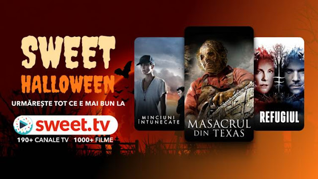 SWEET Halloween HD: canal gratuit de filme horror și maratoane tematice în aplicația SWEET SWEET Halloween HD: canal gratuit de filme horror și maratoane tematice în aplicația SWEET.TV