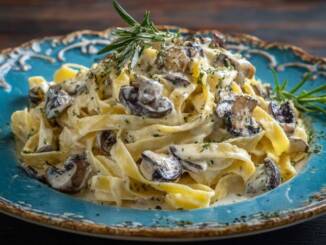 Tagliatelle cu ciuperci și unt infuzat cu salvie: rețetă cremoasă și rapidă pentru 4 porții