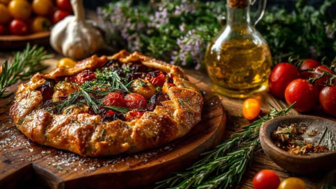 Plăcintă rustică cu legume și ierburi parfumate - instrucțiuni pas cu pas pentru o galette gustoasă Plăcintă rustică cu legume și ierburi parfumate - instrucțiuni pas cu pas pentru o galette gustoasă