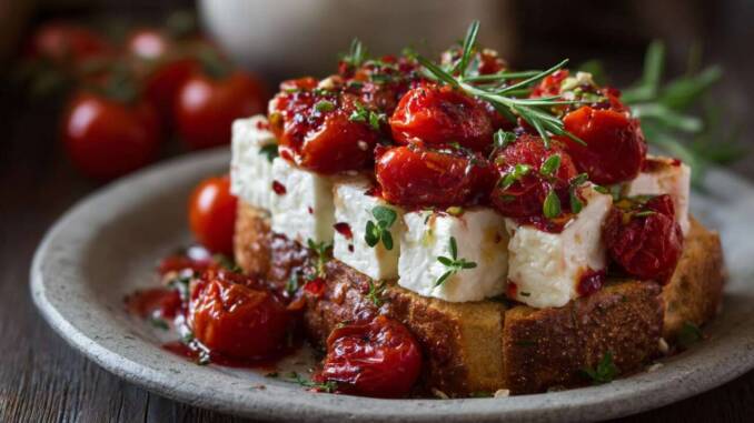 Plăcintă rustică cu roșii, busuioc și brânză feta – rețetă ușoară și crocantă Plăcintă rustică cu roșii, busuioc și brânză feta – rețetă ușoară și crocantă