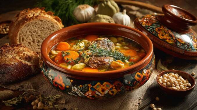 Tocană țărănească de legume cu ierburi parfumate și năut la alegere Tocană țărănească de legume cu ierburi parfumate și năut la alegere