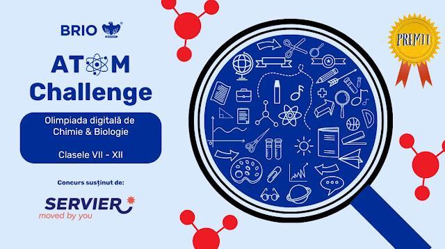 Brio prezintă Atom Challenge, o olimpiadă digitală națională destinată elevilor pasionați de Biologie și Chimie