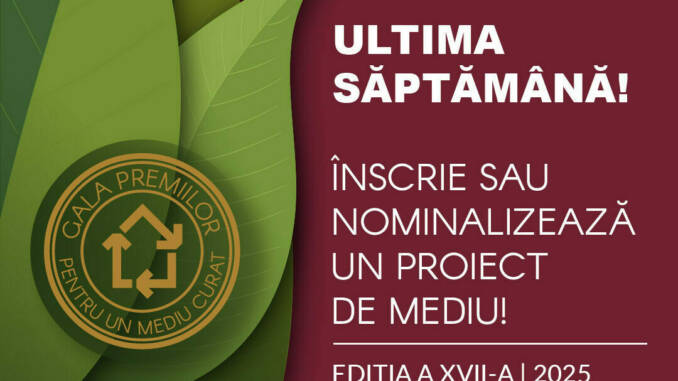 Concurs pentru proiecte ecologice: înscrie-ți inițiativa și primește evaluare din partea lui Valentin Negoiță, Alex Laibăr și a altor experți