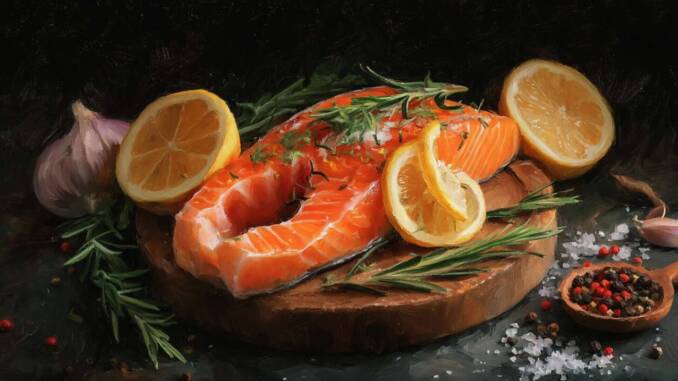 Filet de somon cu suc de lămâie și ierburi aromate: rețetă rapidă și delicioasă
