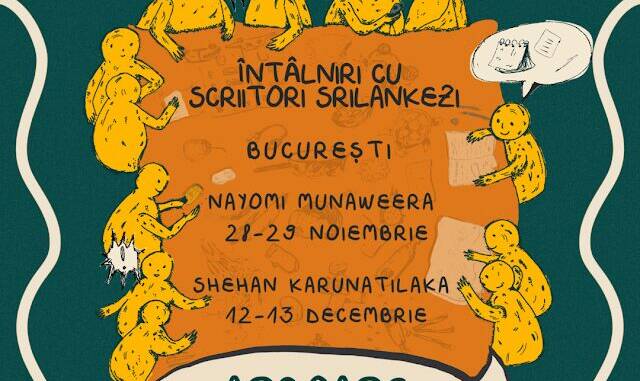 Nayomi Munaweera vine la București: fragmente traduse, ateliere și dansuri din Sri Lanka
