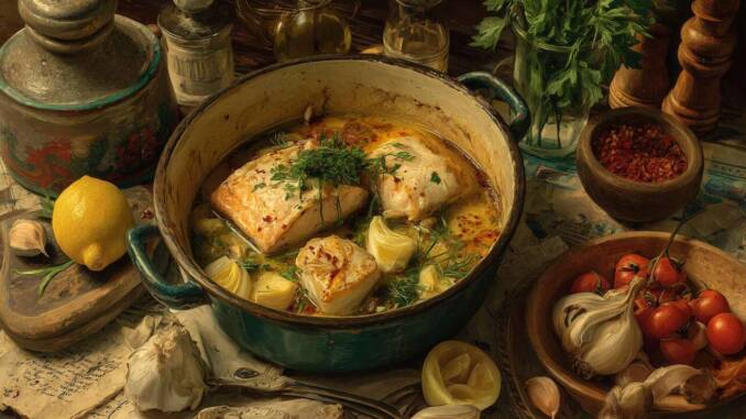 Somon la cuptor aromat cu ierburi, usturoi și lămâie - rețetă ușoară și suculentă