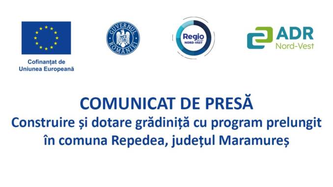 Comuna Repedea beneficiază de o grădiniță nouă, accesibilă și eficientă din punct de vedere energetic, finanțată din fonduri europene