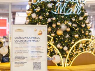 Convoi electric de Crăciun al comunității Tesla Happy Owners of Romania: un spectacol de lumini la Colosseum Mall