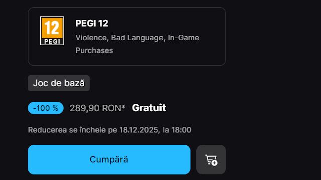 Epic Games Store pune la dispoziție gratuit Hogwarts Legacy în cadrul Holiday Sale 2025 și oferă 17 jocuri cadou
