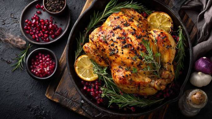 Pui la cuptor cu lămâie și ierburi aromate: pulpe crocante și rețetă ușoară