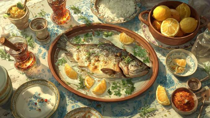 Somon copt cu lămâie și ierburi aromate: rețetă fragedă gata în 30 de minute