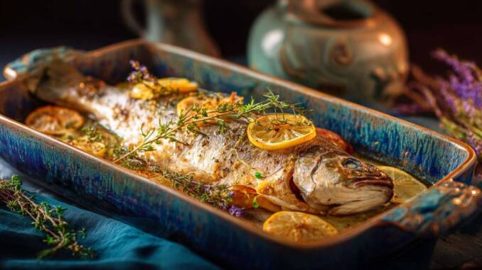 Somon copt cu lămâie și ierburi fine, rețetă rapidă și suculentă