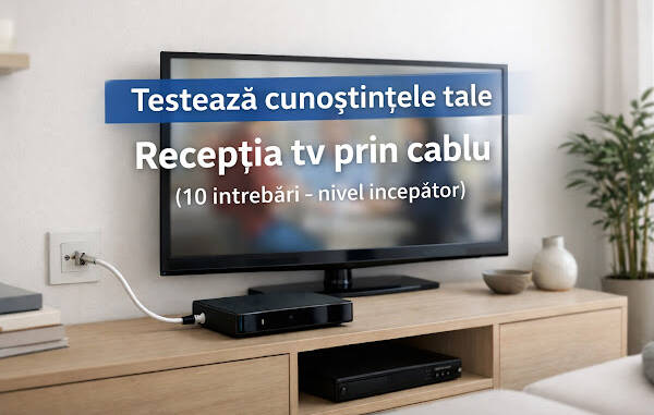 Test Recepția TV prin cablu: testează-ți cunoștințele în 10 întrebări despre semnal și depanare