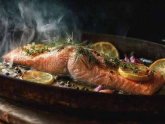 Somon la cuptor cu lămâie și ierburi aromate, rețetă gata în 25 de minute