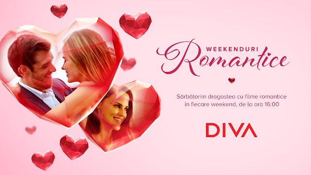 Televiziunea DIVA anunță weekenduri pline de filme romantice și premiere în fiecare sâmbătă și duminică