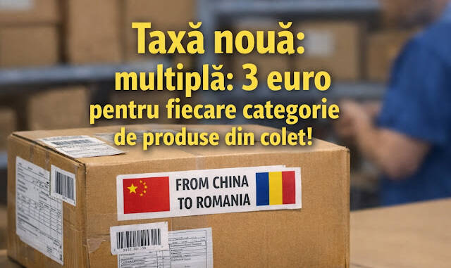 Consiliul Uniunii Europene impune o taxă vamală de 3 euro pentru coletele mici din comerţul online