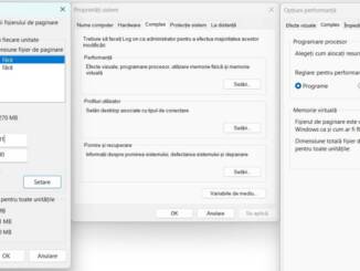 Cum funcționează pagefile-ul în Windows și când e indicat să-l lași pe automat pentru a asigura performanță și stabilitate