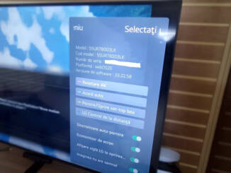 Meniu ascuns LG webOS: acces rapid la detalii despre model, versiunea software și comutatoare utile