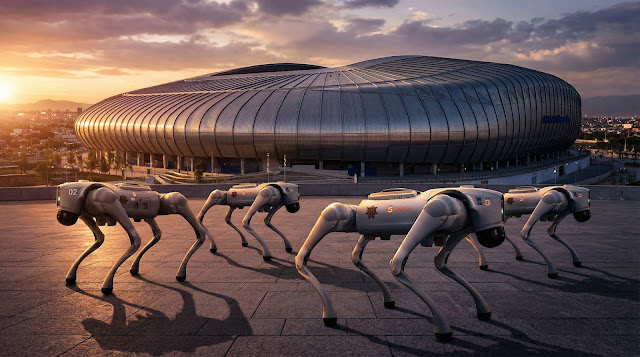 Poliția din Guadalupe introduce roboți canini K9‑X pentru asigurarea securității la Campionatul Mondial de Fotbal 2026