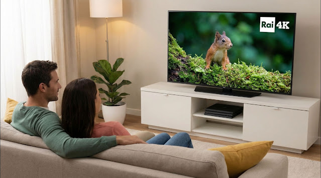 RAI lansează Rai 4K pe terestru prin DVB-T2, folosind HEVC și HDR HLG