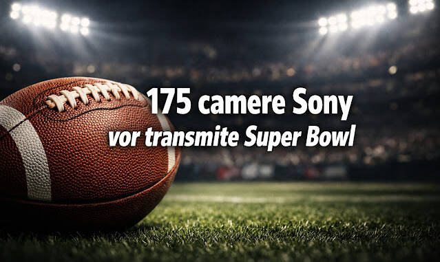 Sony furnizează peste 175 de camere pentru transmisia NBC a Super Bowl-ului LX